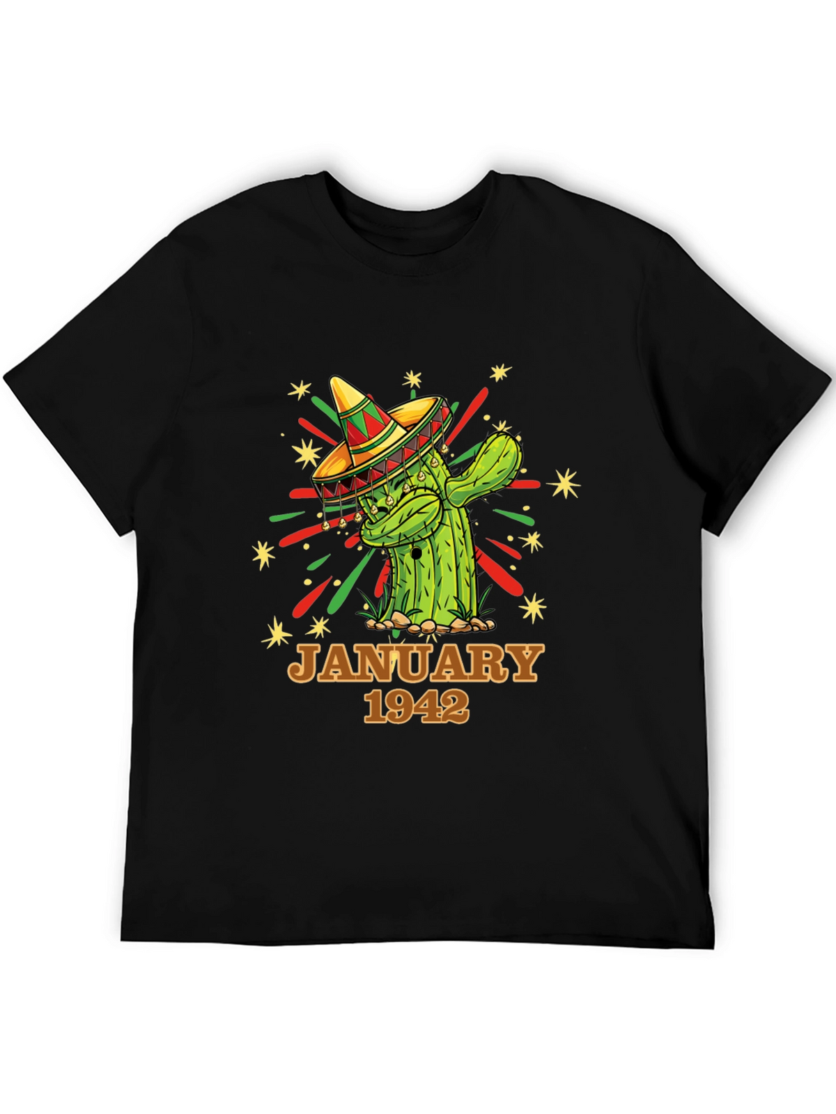 January 1942 Cactus Birthday T-Shirt