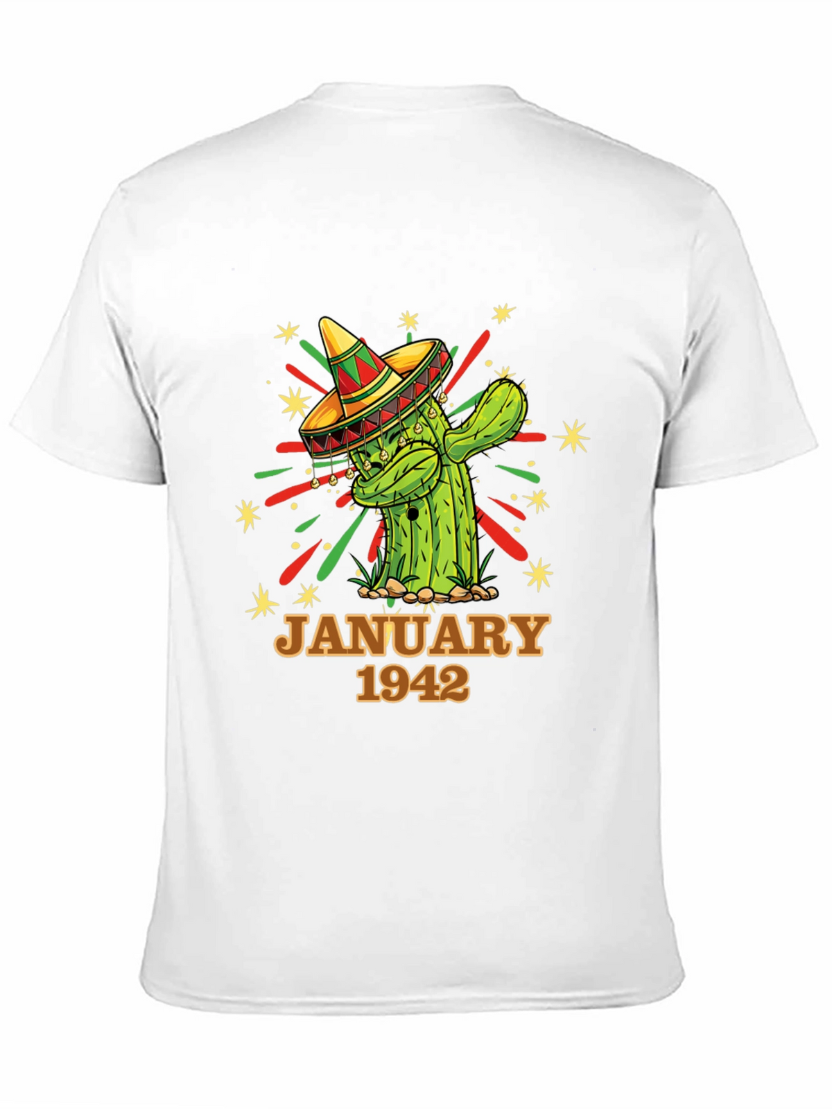 January 1942 Cactus Birthday T-Shirt