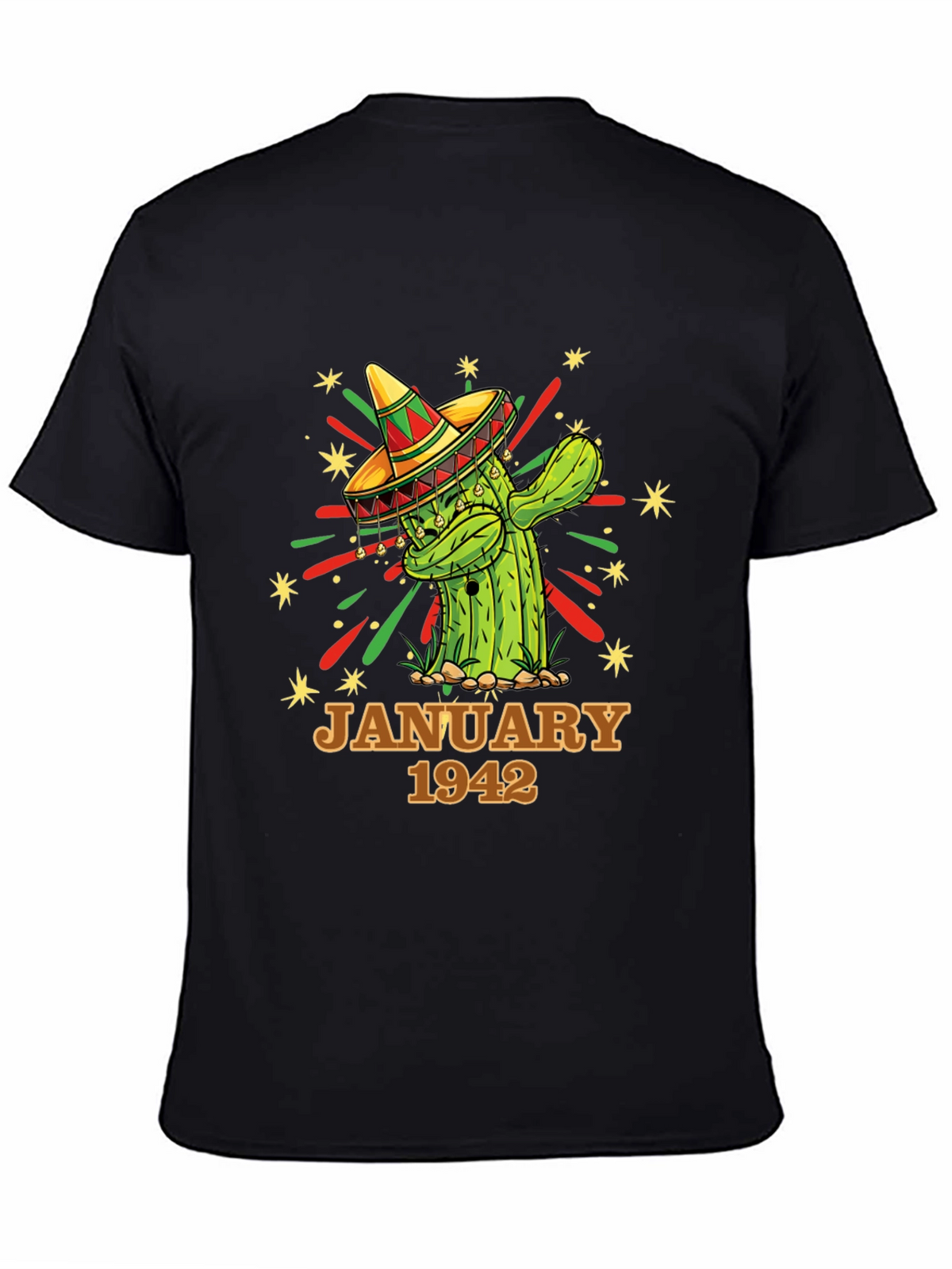 January 1942 Cactus Birthday T-Shirt