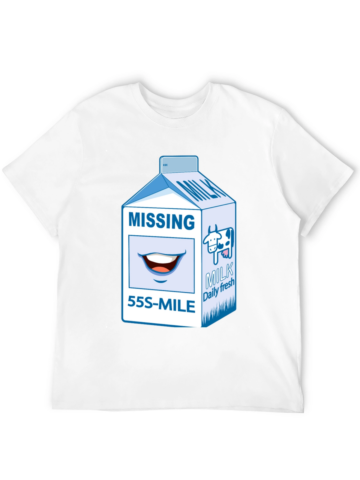 Missing Milk Carton Graphic T-Shirt