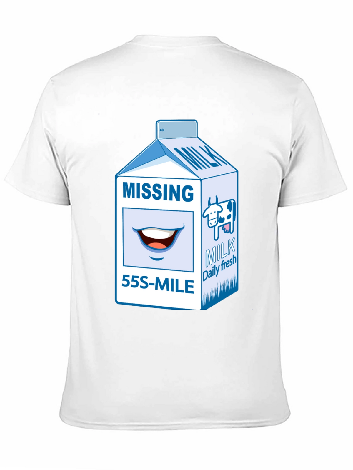 Missing Milk Carton Graphic T-Shirt