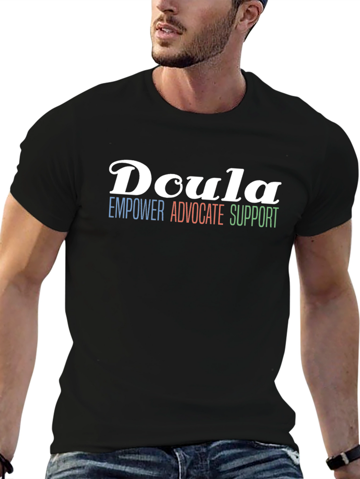 Doula Empower Advocate Support T-Shirt