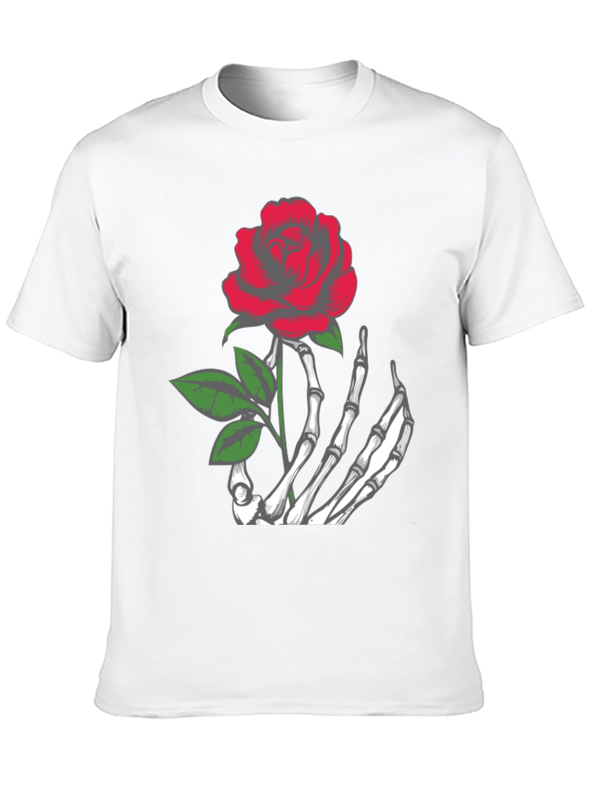 Rose Skeleton Hand T-Shirt