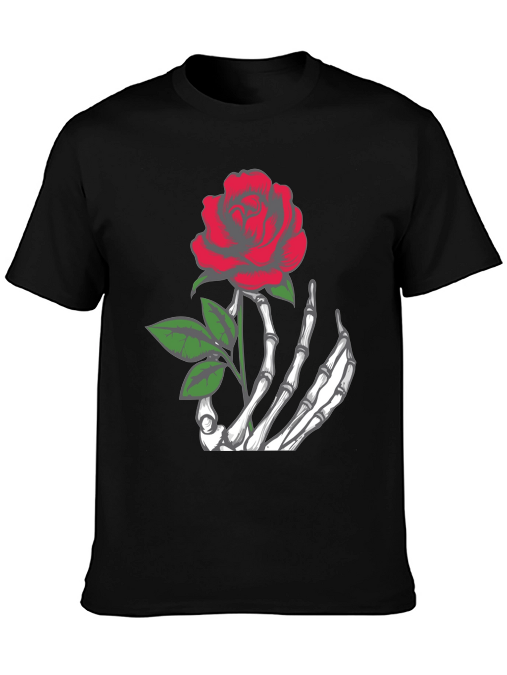 Rose Skeleton Hand T-Shirt