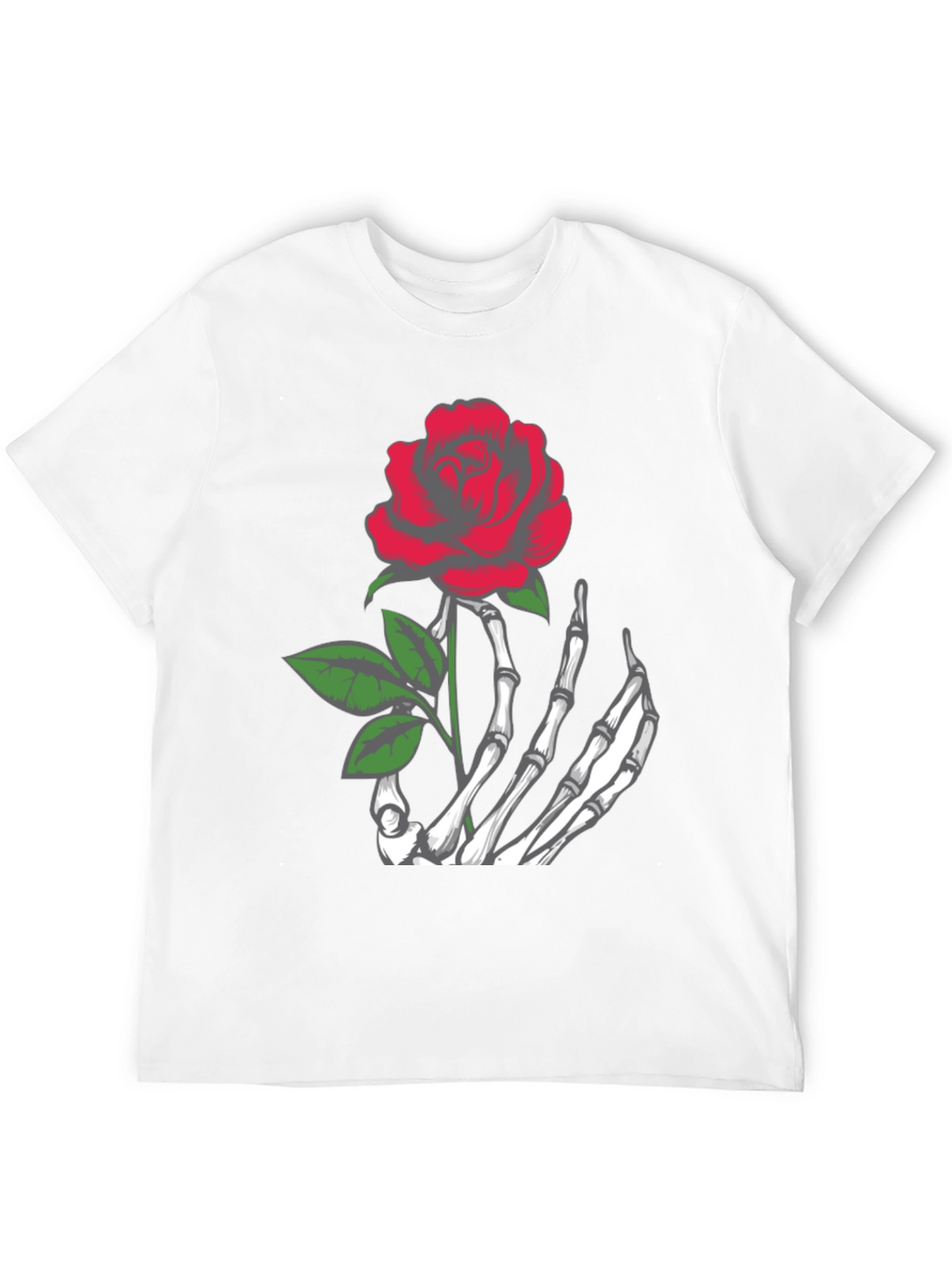 Rose Skeleton Hand T-Shirt