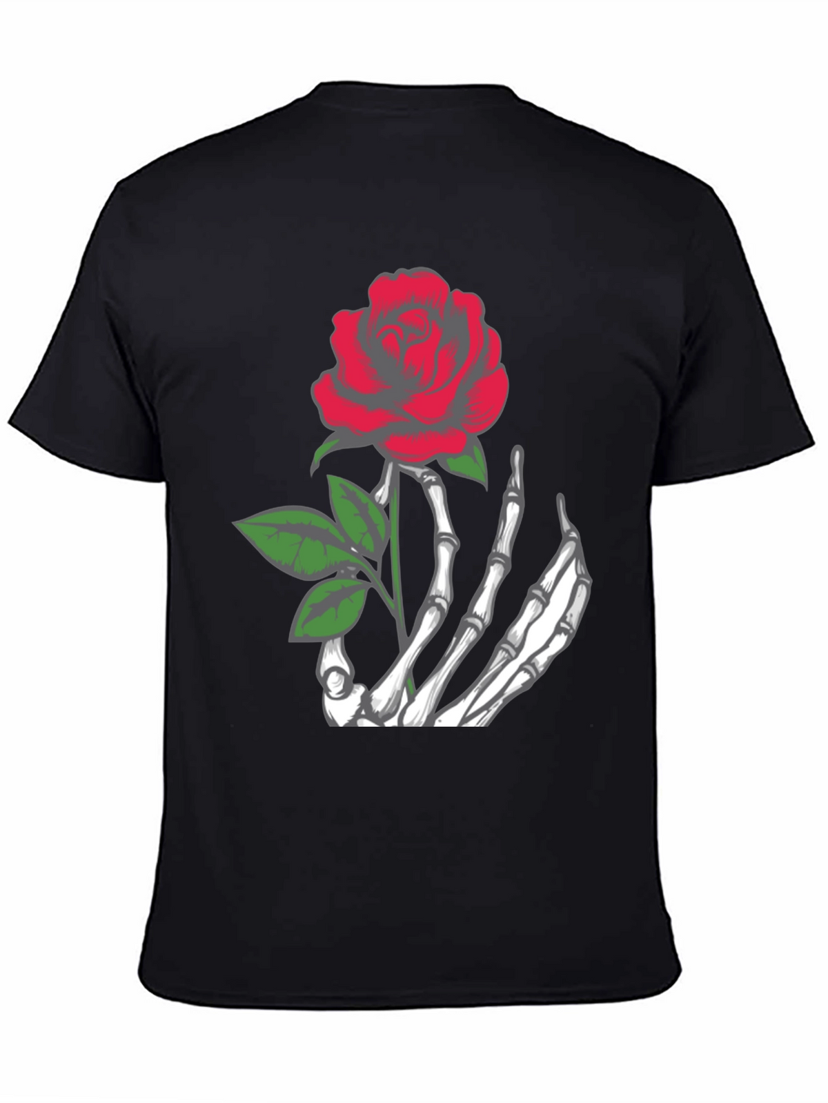 Rose Skeleton Hand T-Shirt