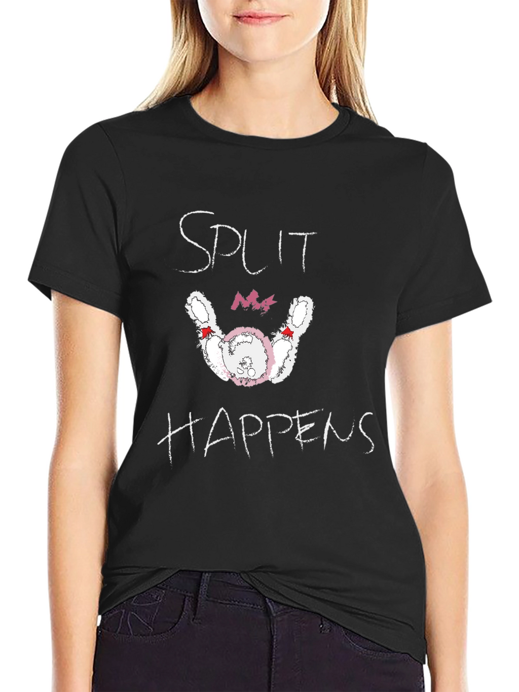 Split Happens Graphic Tee - Bowling Humor T-Shirt