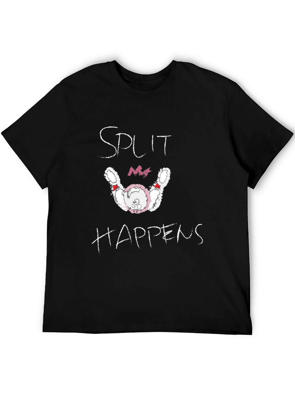 Split Happens Graphic Tee - Bowling Humor T-Shirt