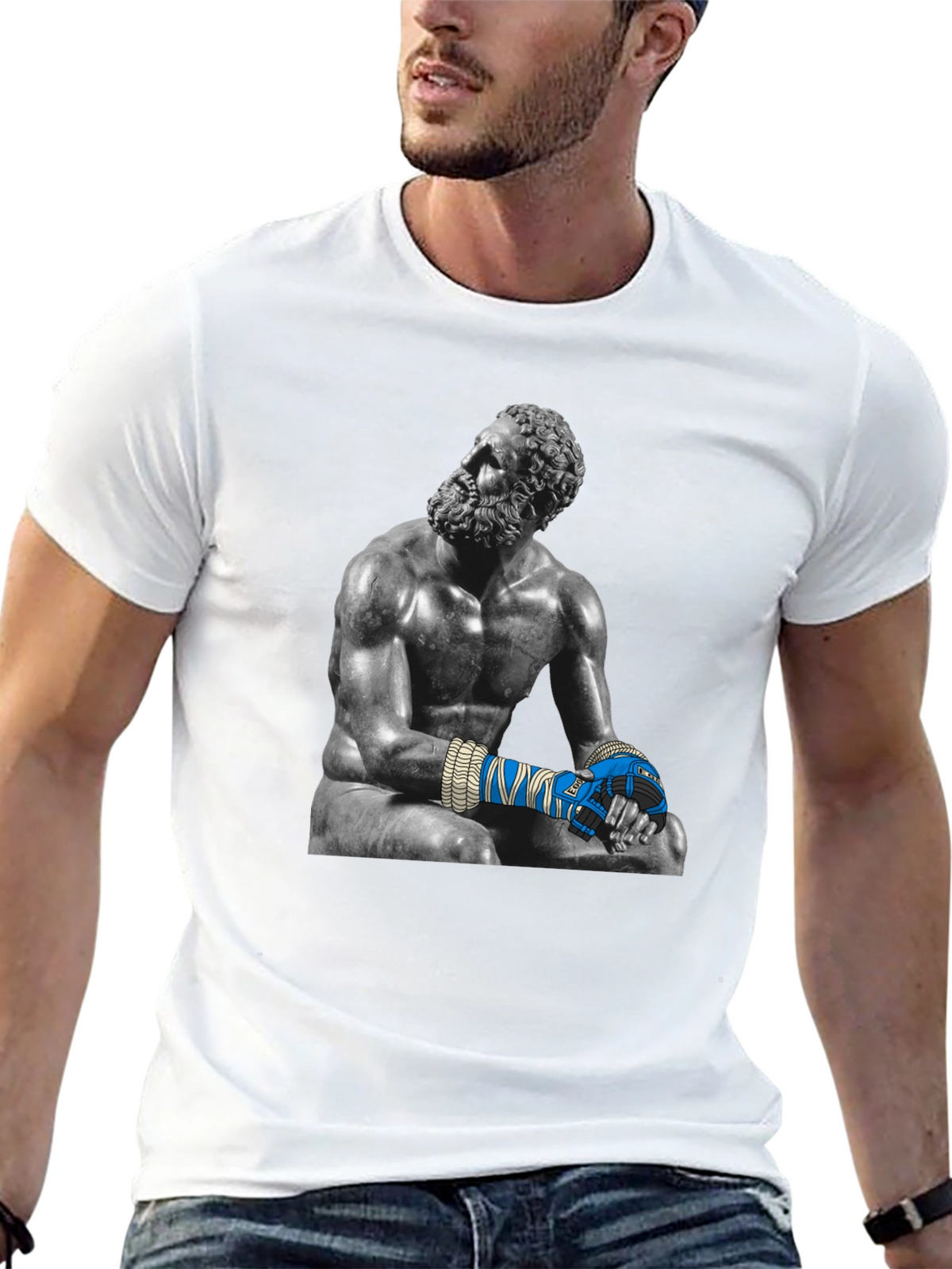 Philosopher Boxer Graphic T-Shirt
