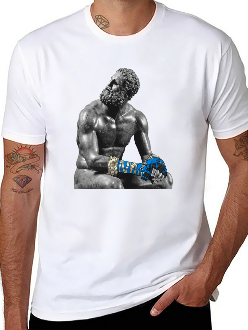 Philosopher Boxer Graphic T-Shirt