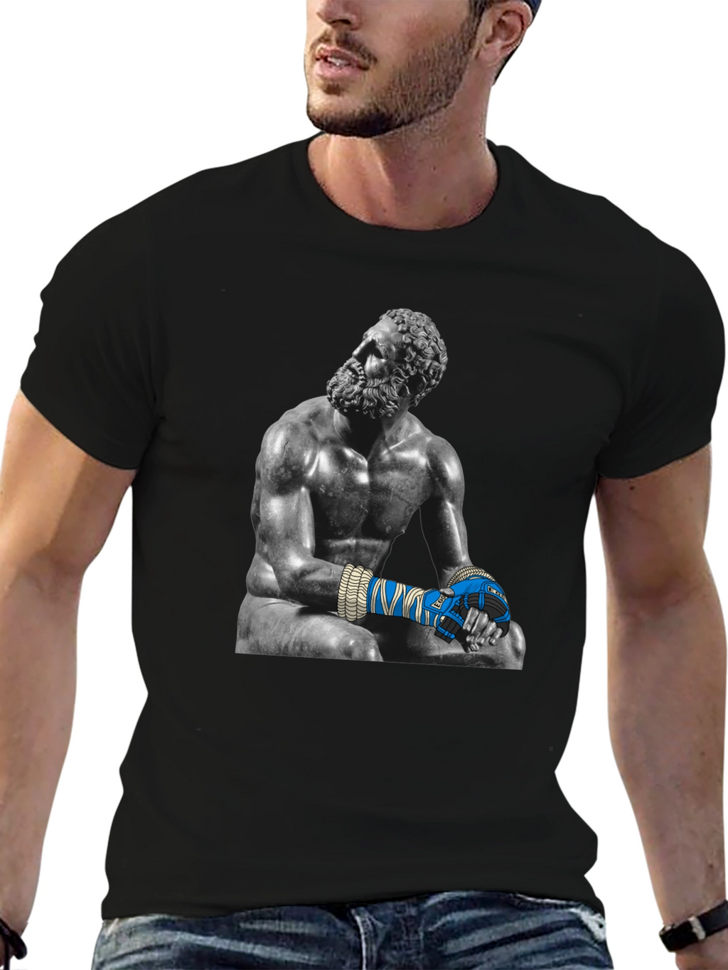 Philosopher Boxer Graphic T-Shirt