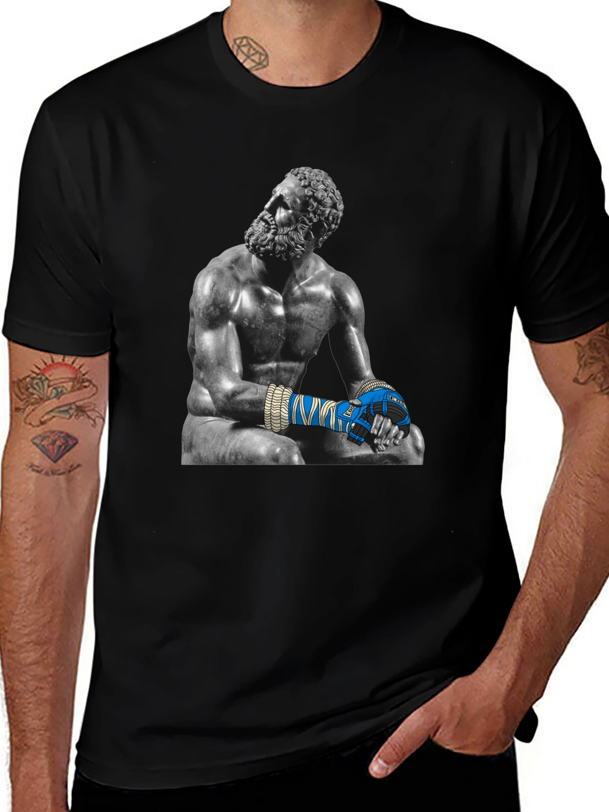 Philosopher Boxer Graphic T-Shirt