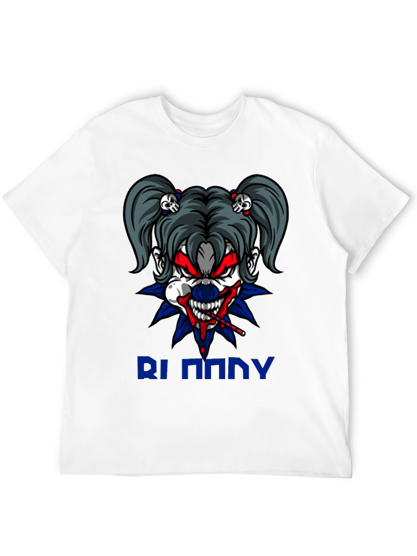 Creepy Clown Graphic Tee - Mens Black T-Shirt