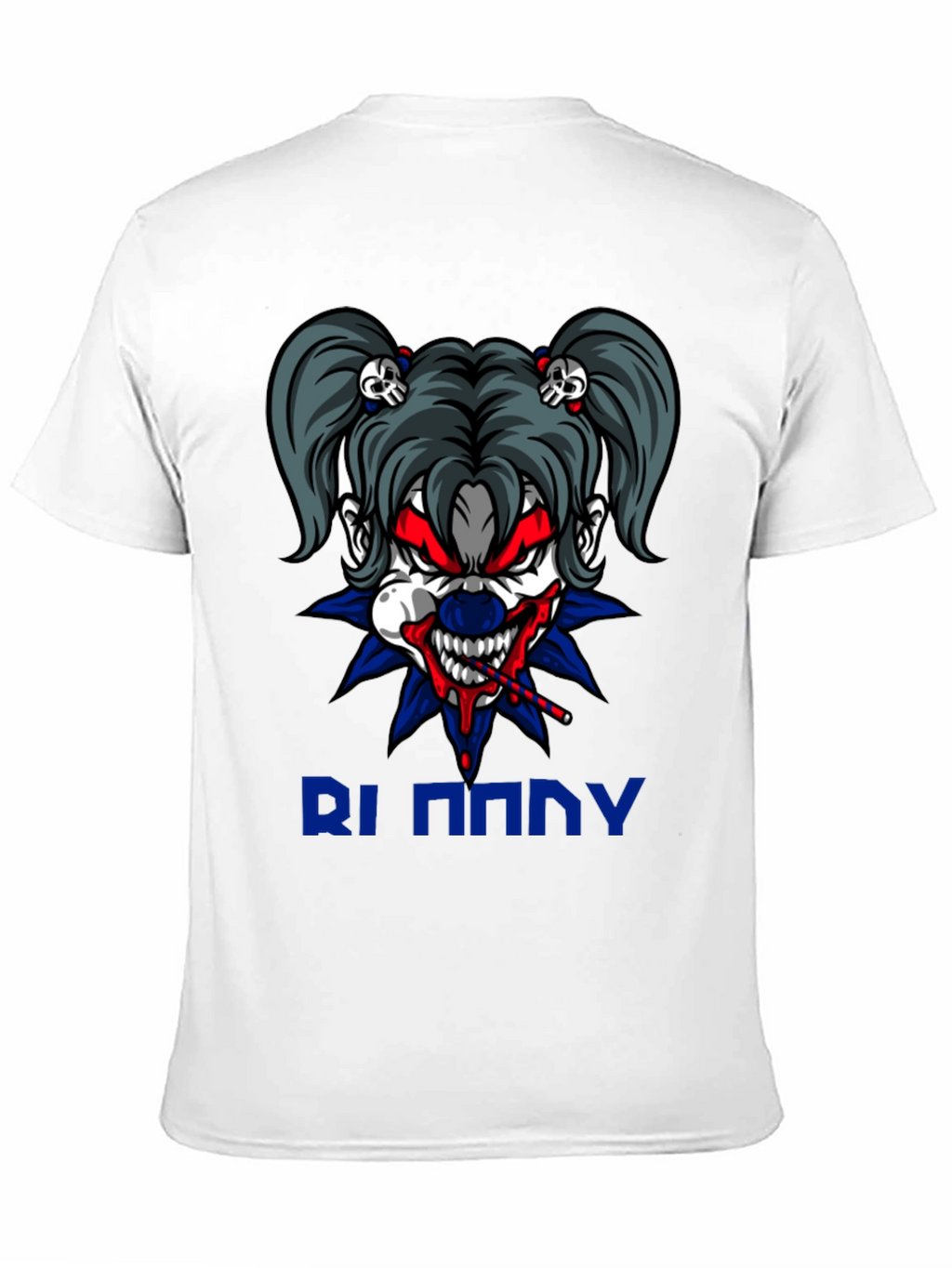 Creepy Clown Graphic Tee - Mens Black T-Shirt