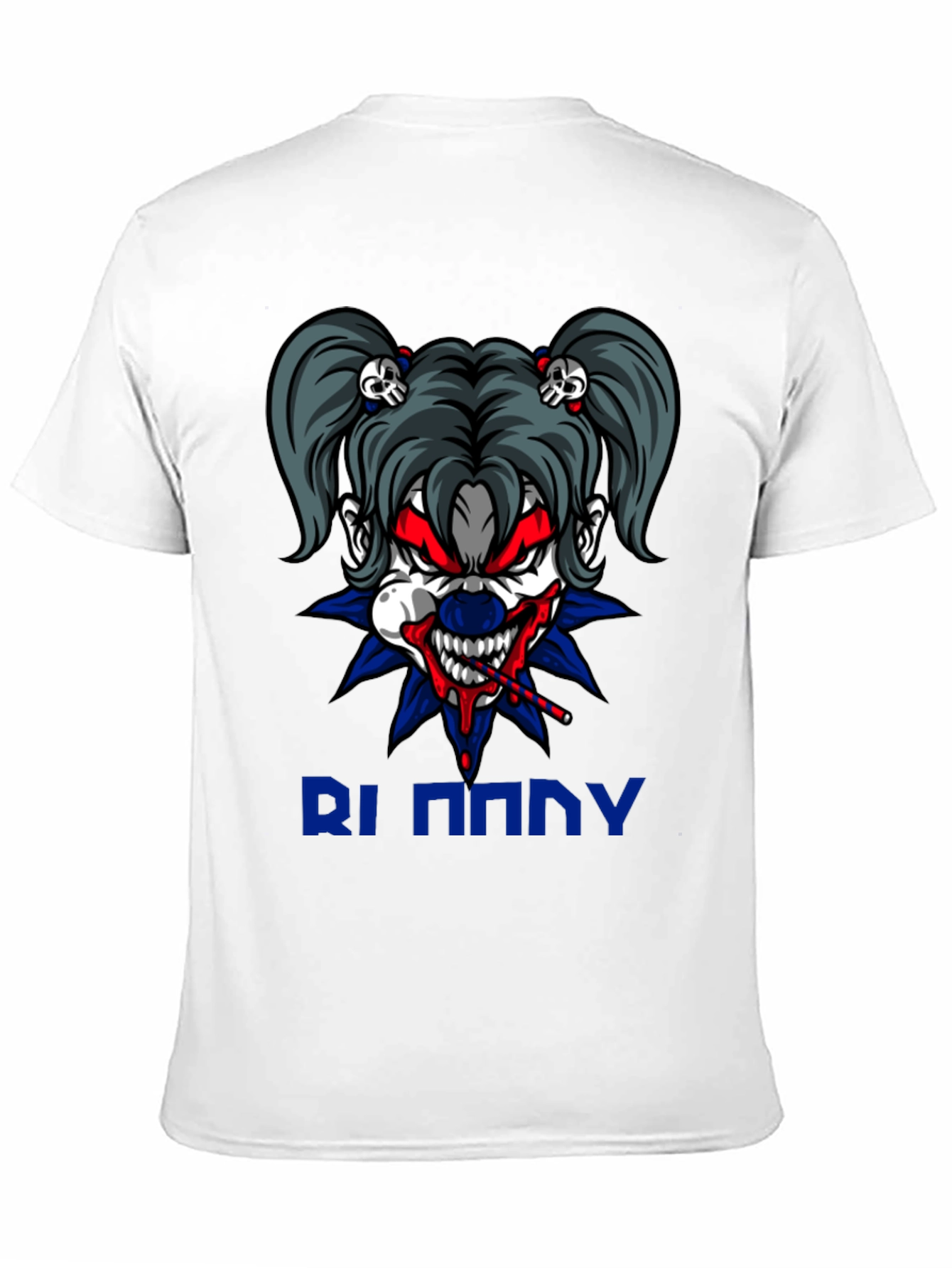 Creepy Clown Graphic Tee - Mens Black T-Shirt