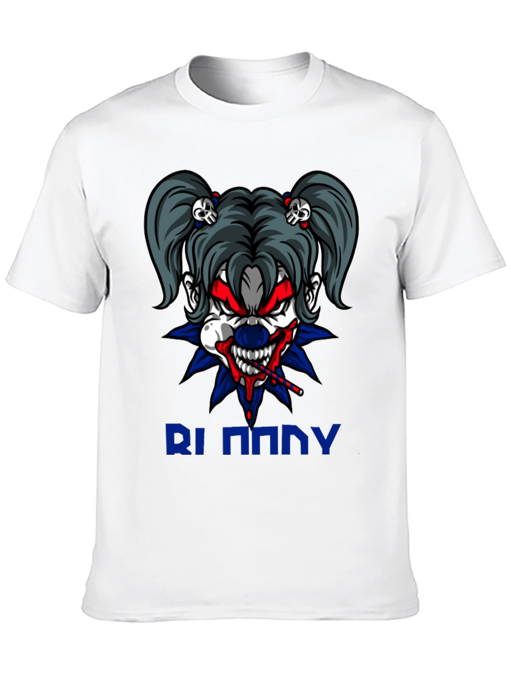 Creepy Clown Graphic Tee - Mens Black T-Shirt