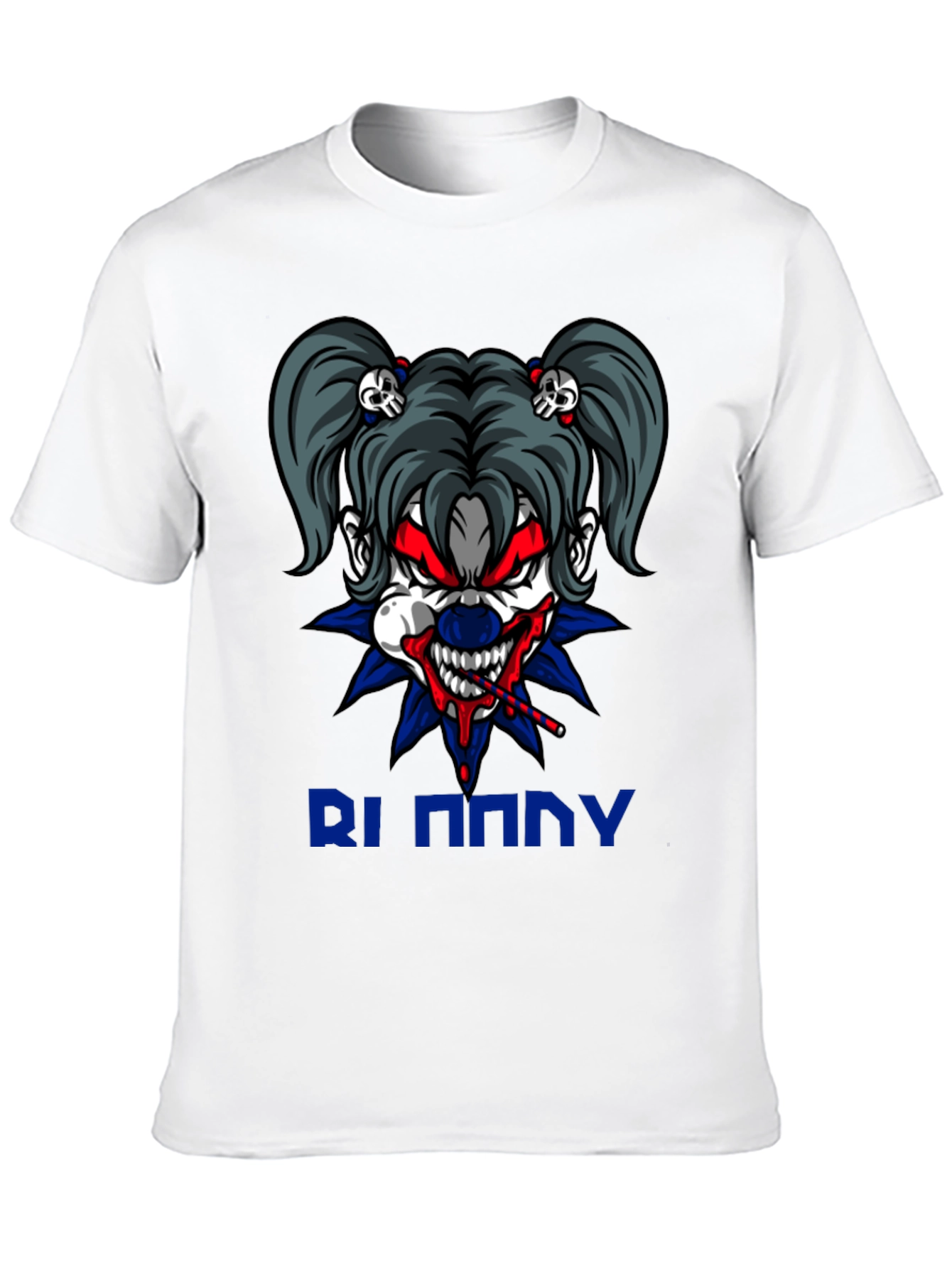 Creepy Clown Graphic Tee - Mens Black T-Shirt