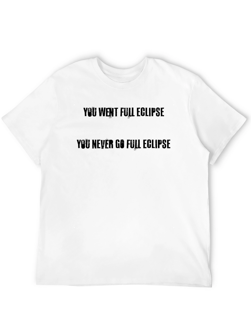 Full Eclipse Graphic Tee - Classic Black