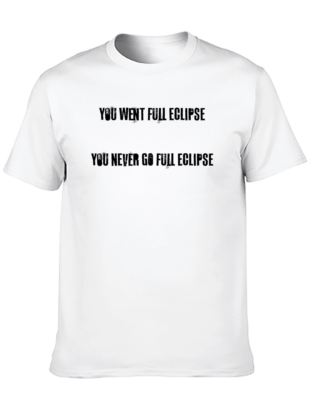 Full Eclipse Graphic Tee - Classic Black