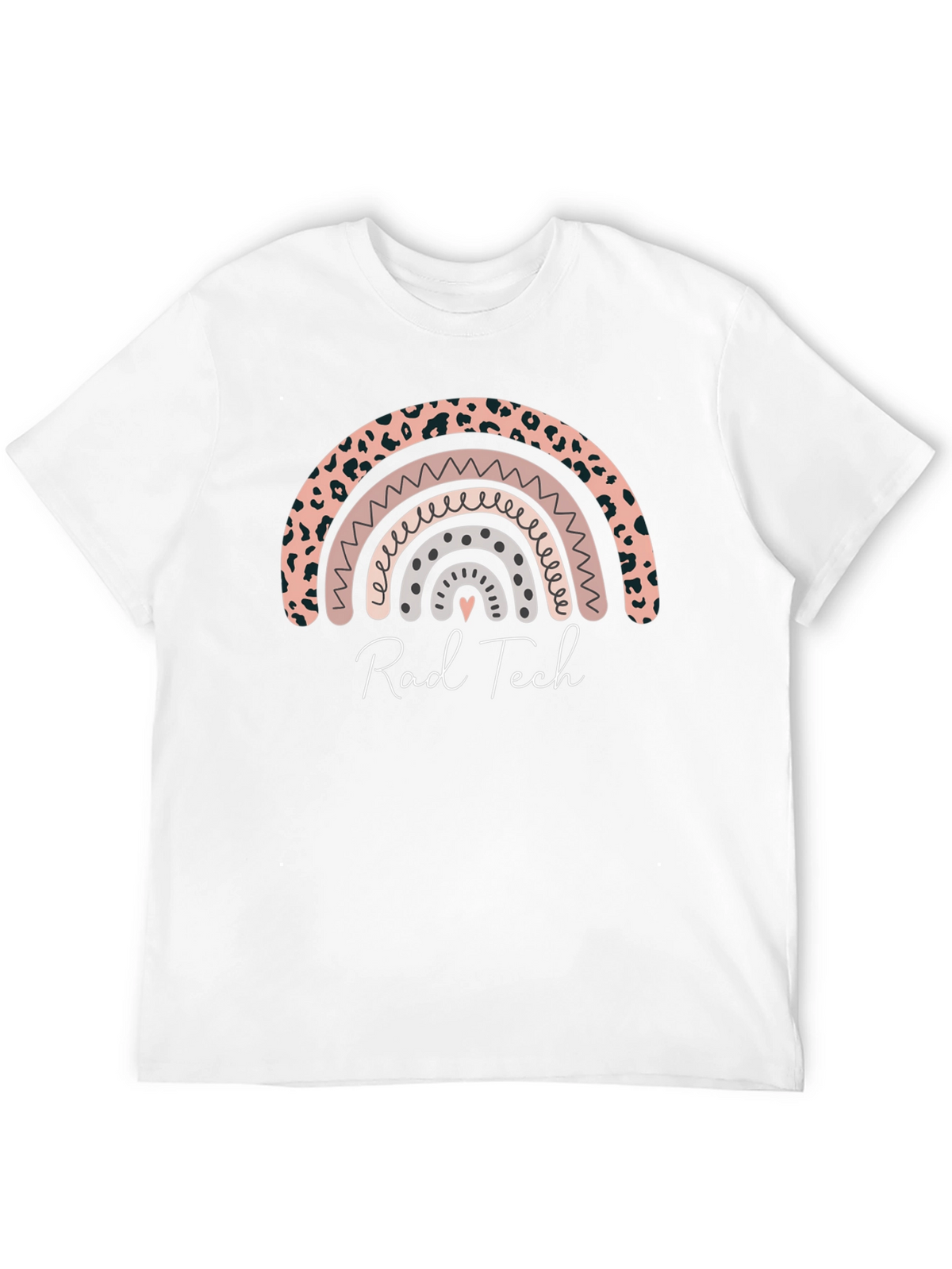 Rad Tech Rainbow Graphic Tee - Soft Black Shirt