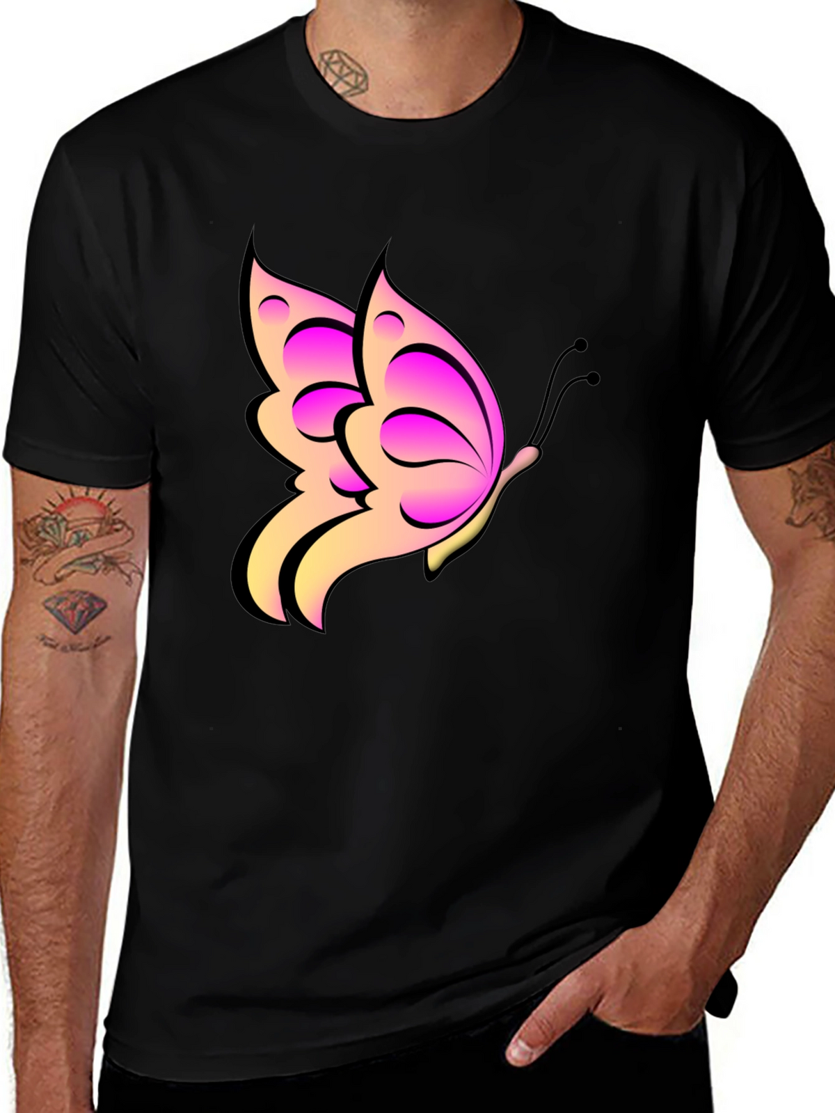 Butterfly Graphic Print Tee