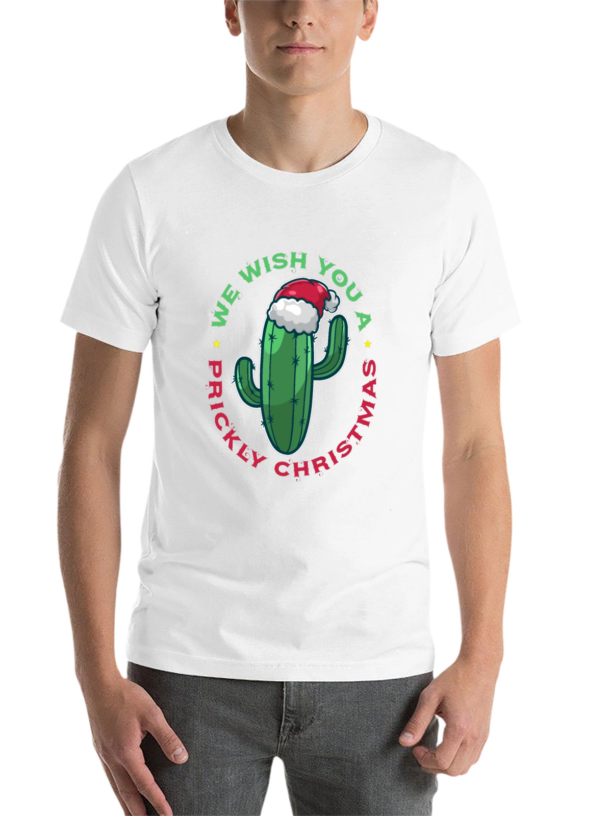 Prickly Christmas Cactus Graphic Tee