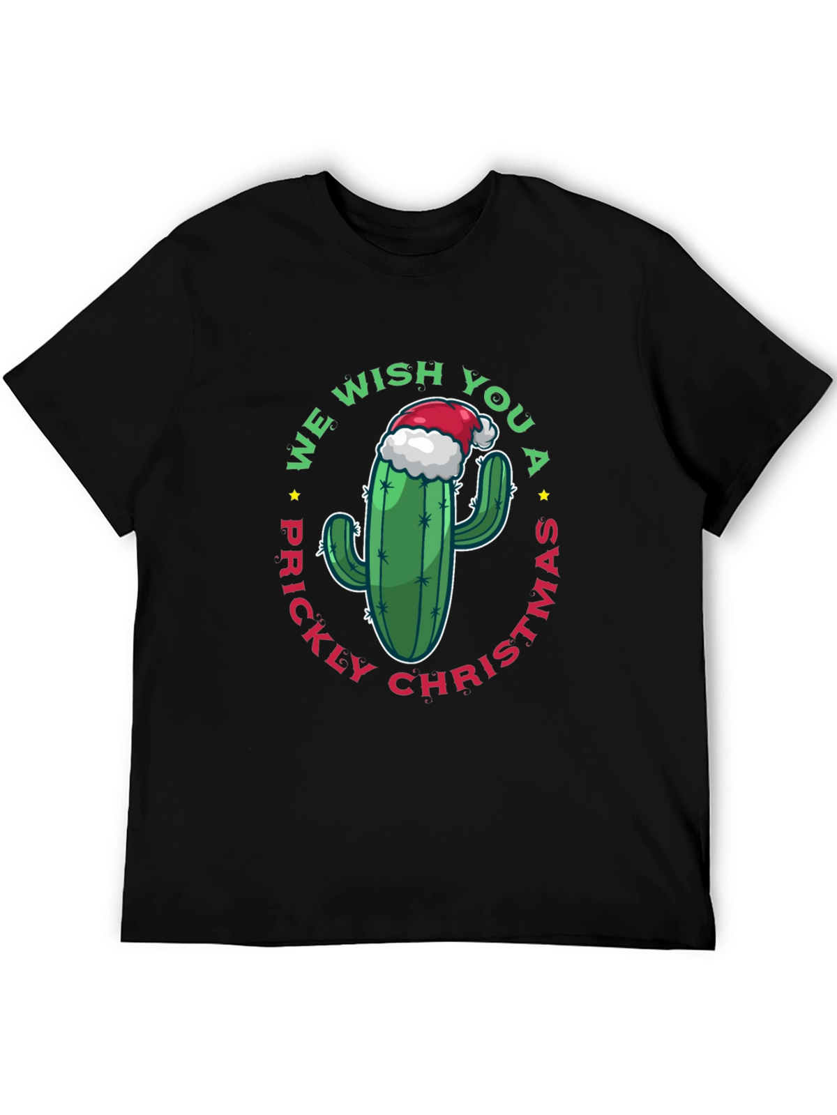 Prickly Christmas Cactus Graphic Tee