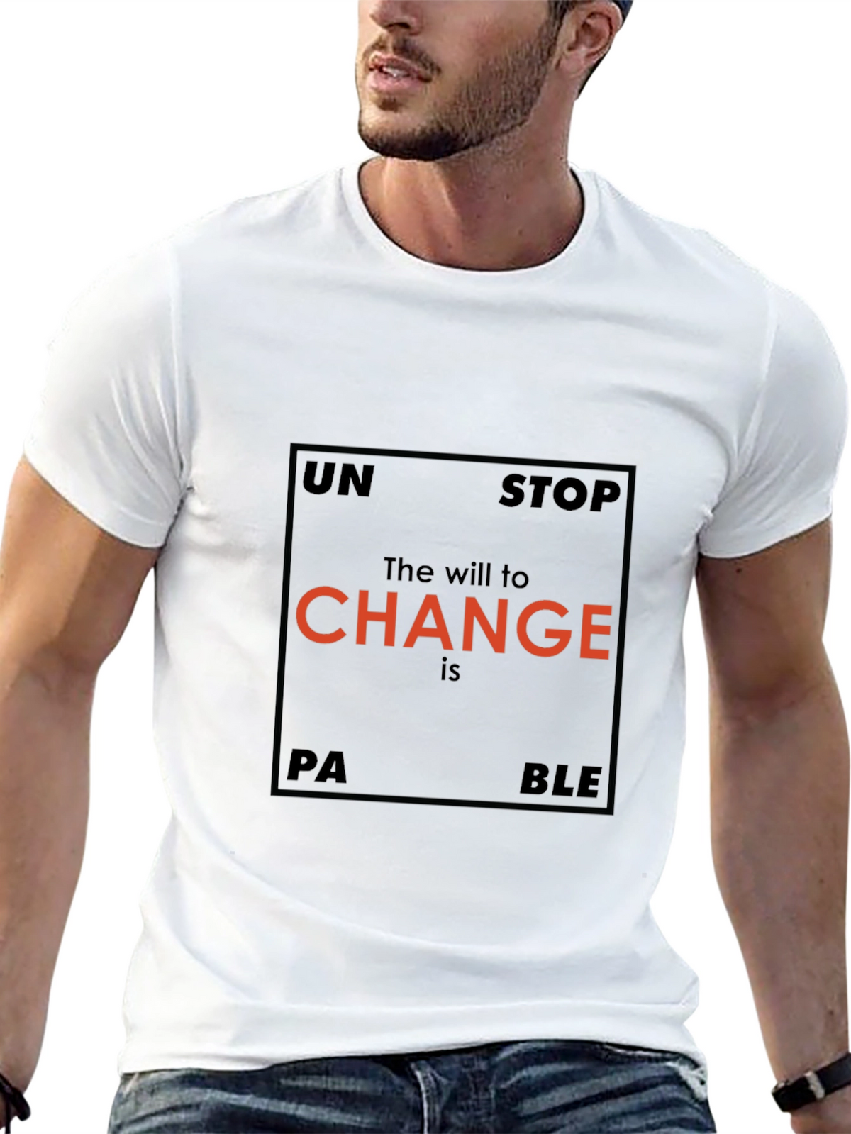 Unstoppable Change Graphic T-Shirt