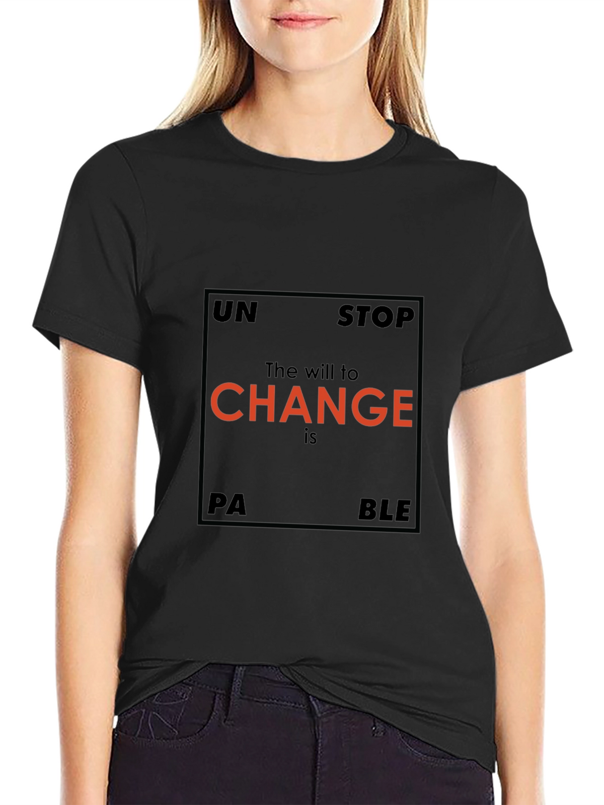 Unstoppable Change Graphic T-Shirt