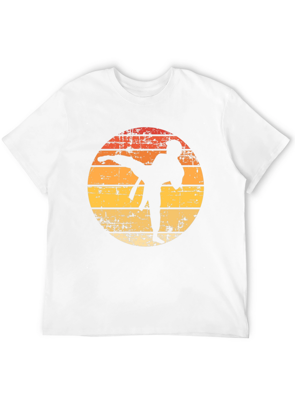Karate Sunset T-Shirt - Retro Martial Arts Tee