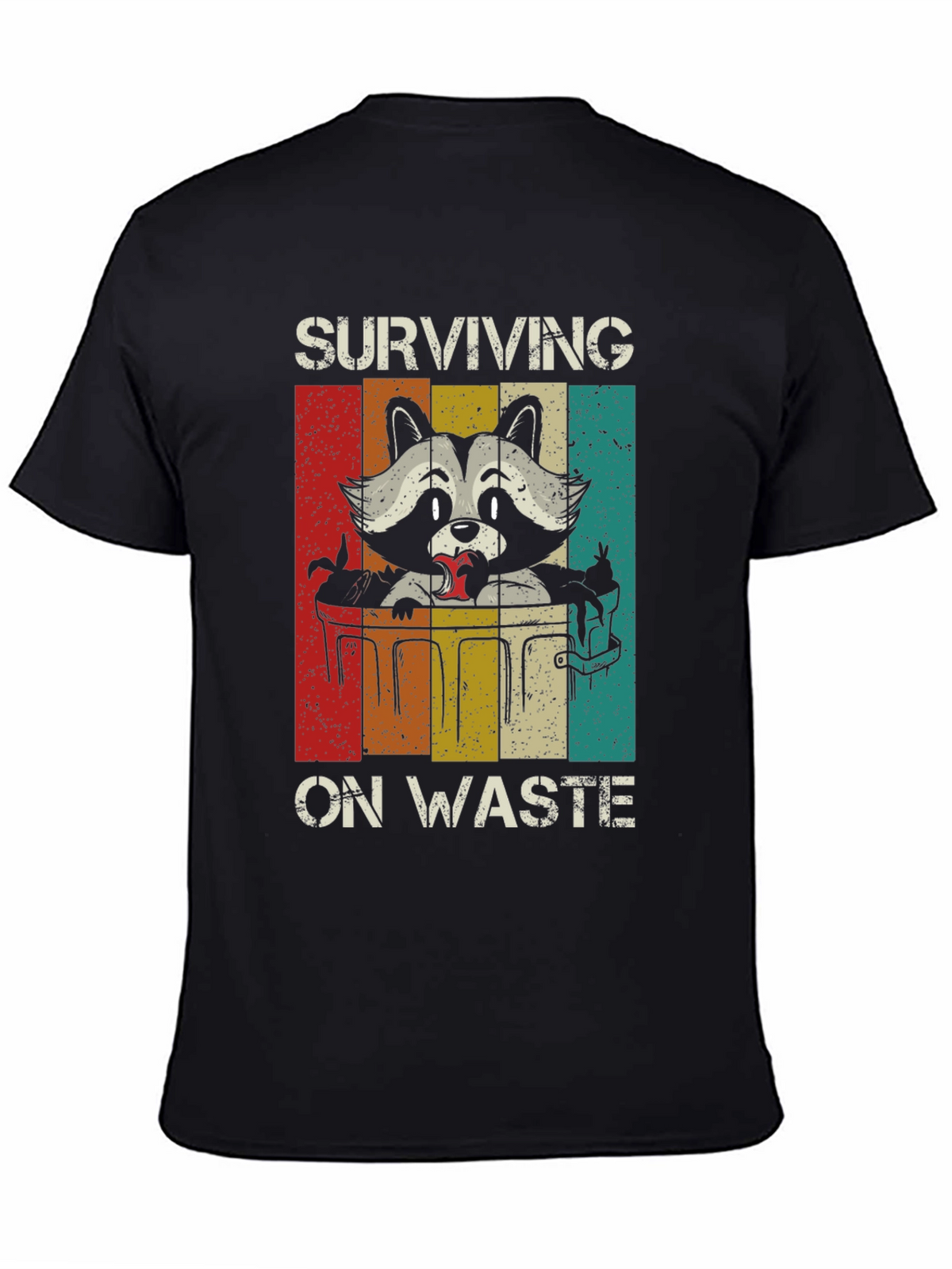 Surviving on Waste Raccoon Graphic Tee