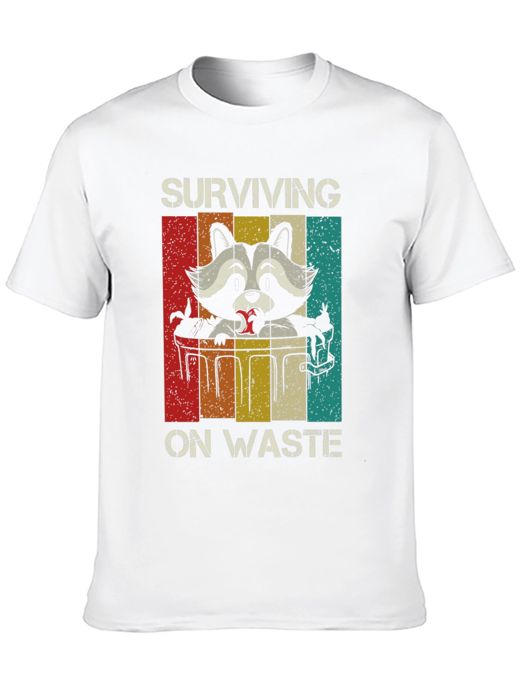 Surviving on Waste Raccoon Graphic Tee