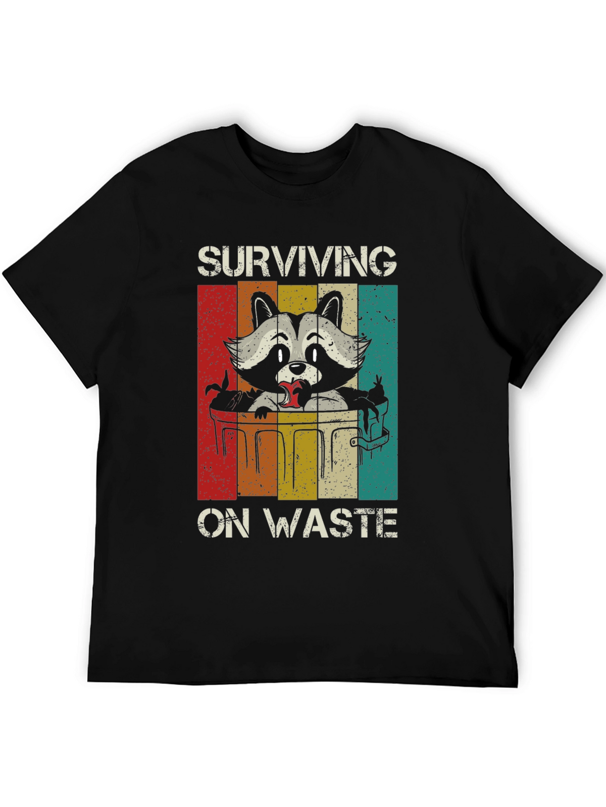 Surviving on Waste Raccoon Graphic Tee
