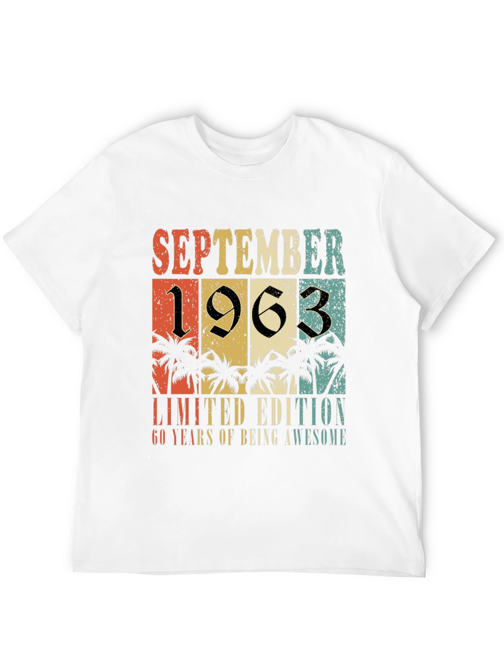 September 1963 Limited Edition 60th Birthday T-Shirt