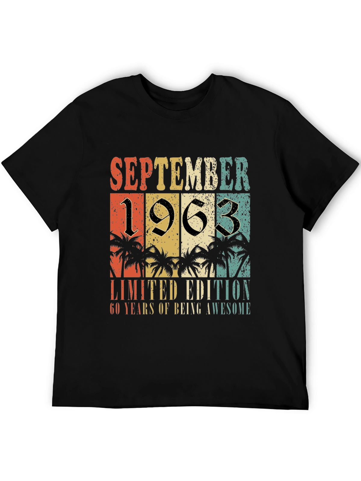September 1963 Limited Edition 60th Birthday T-Shirt