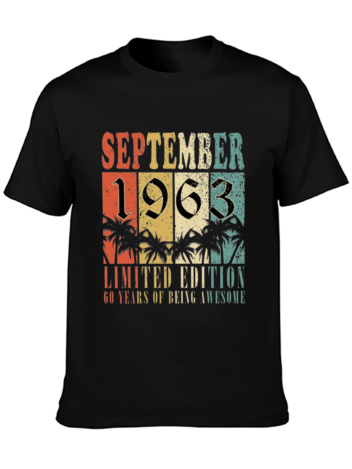 September 1963 Limited Edition 60th Birthday T-Shirt