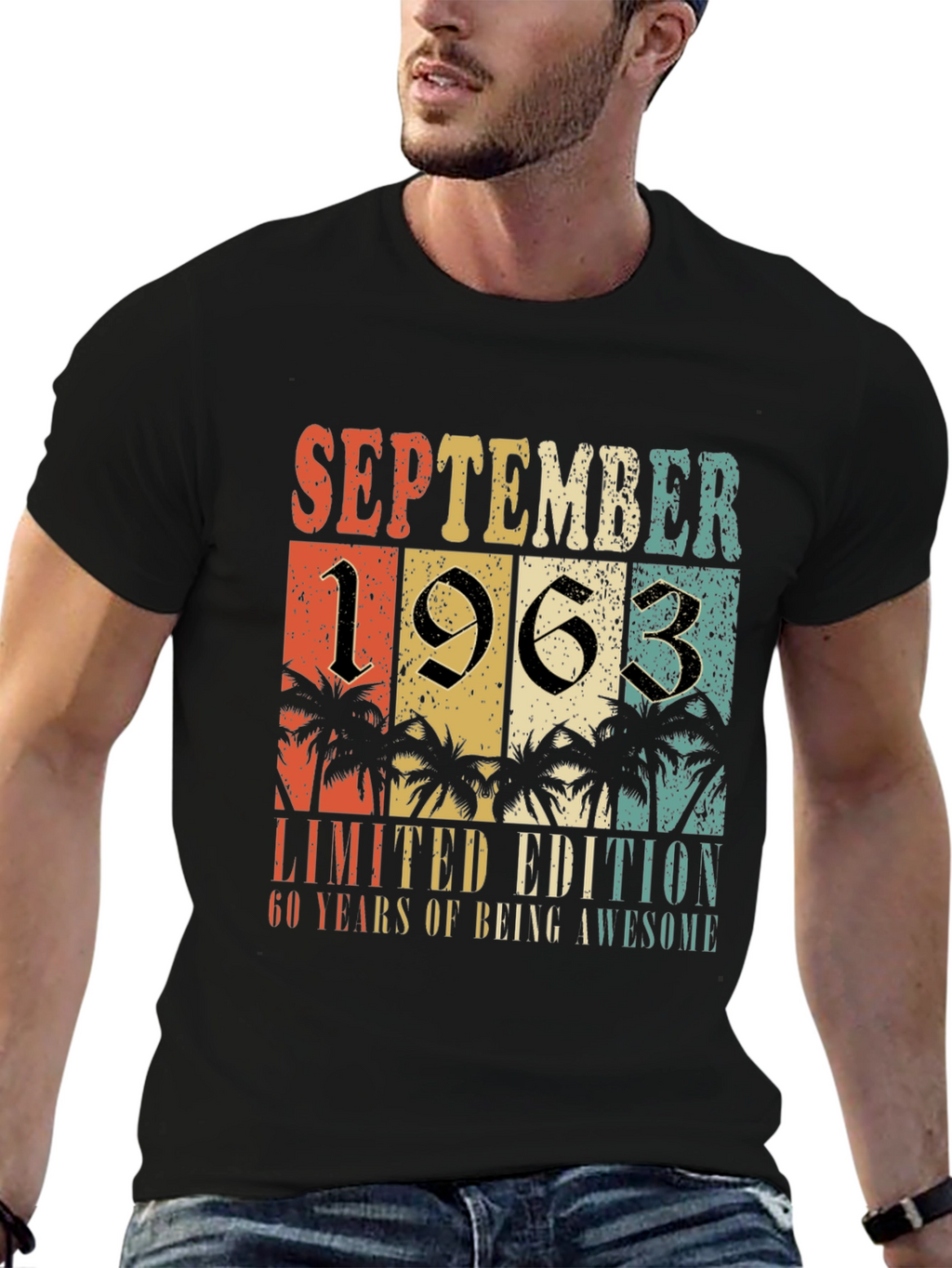 September 1963 Limited Edition 60th Birthday T-Shirt
