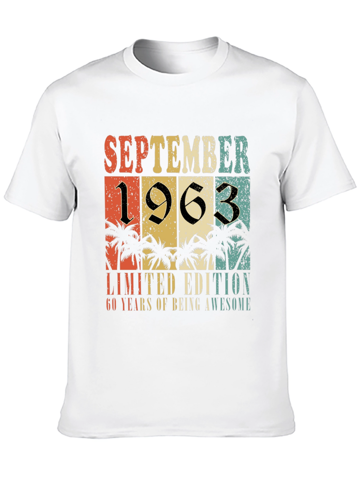 September 1963 Limited Edition 60th Birthday T-Shirt