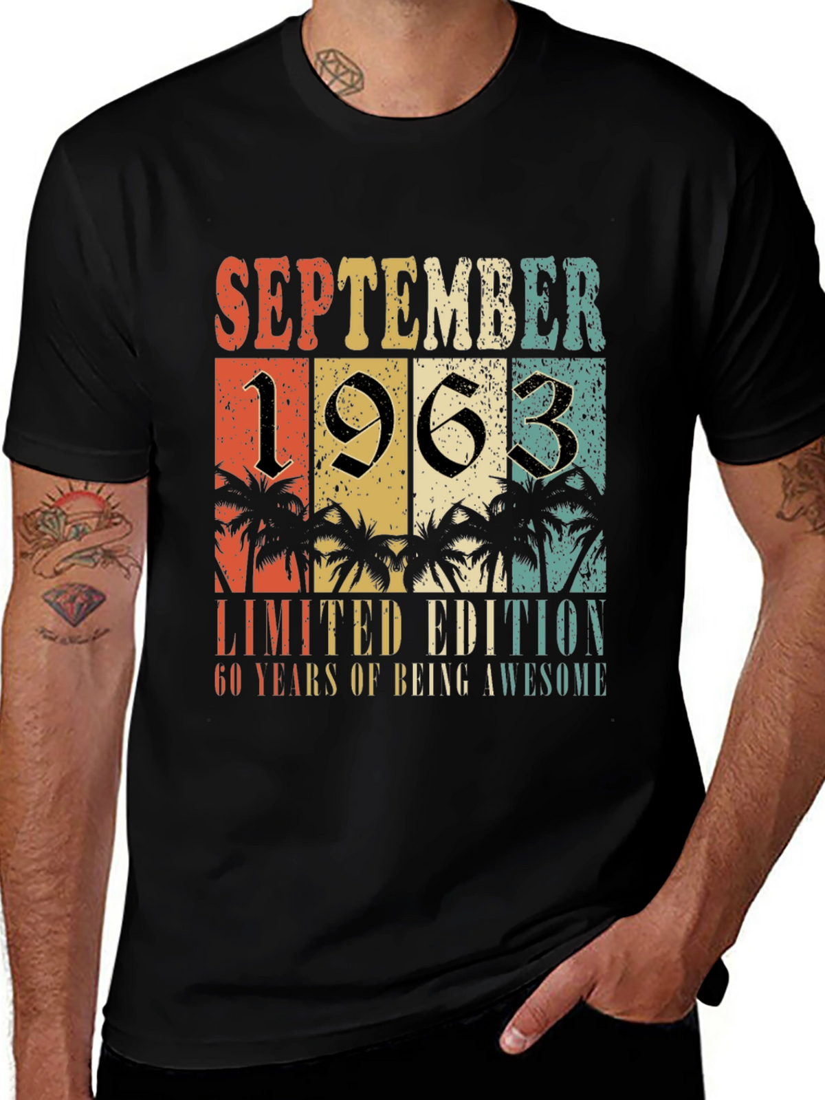 September 1963 Limited Edition 60th Birthday T-Shirt