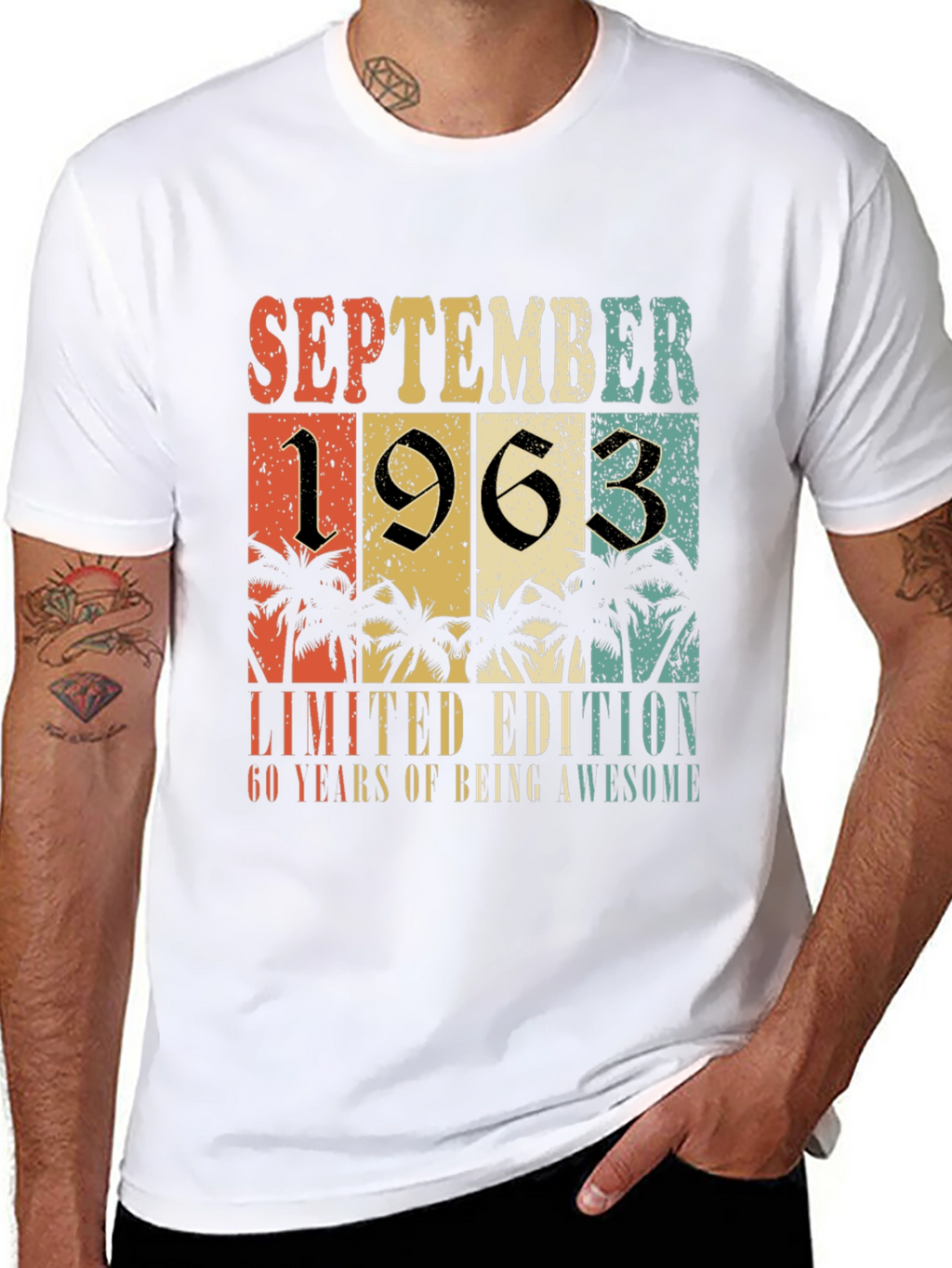 September 1963 Limited Edition 60th Birthday T-Shirt