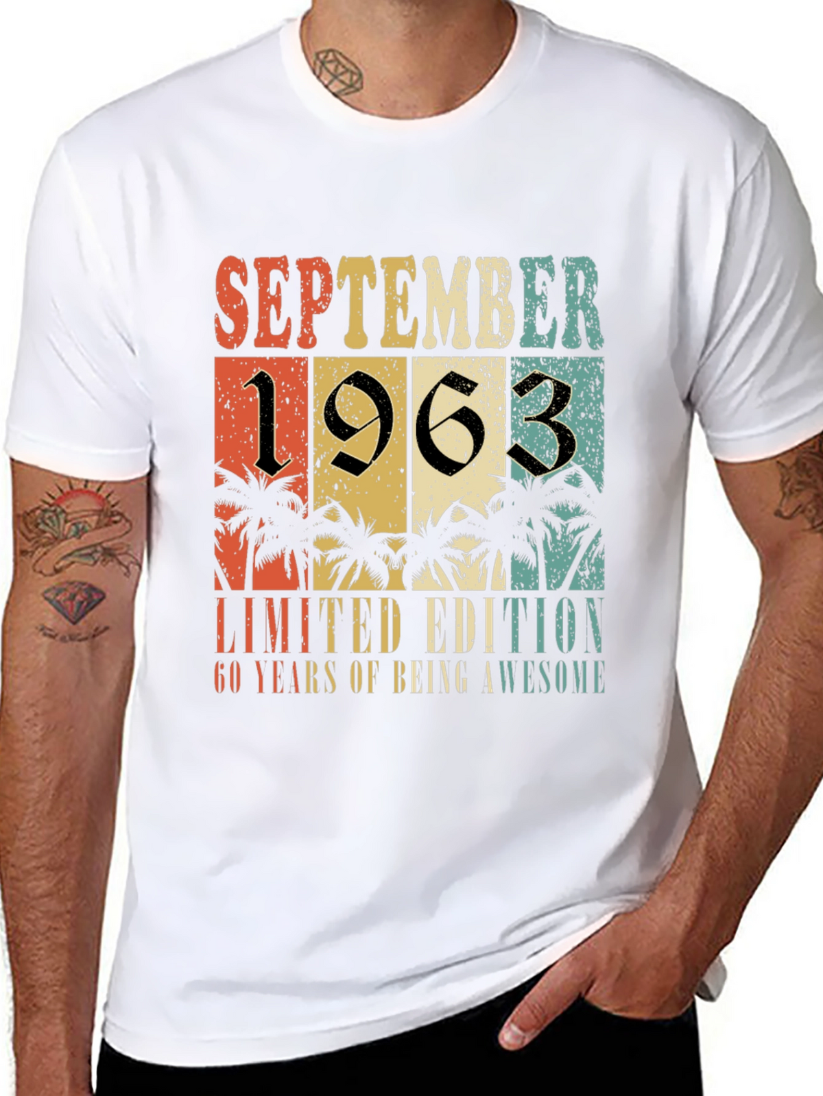 September 1963 Limited Edition 60th Birthday T-Shirt