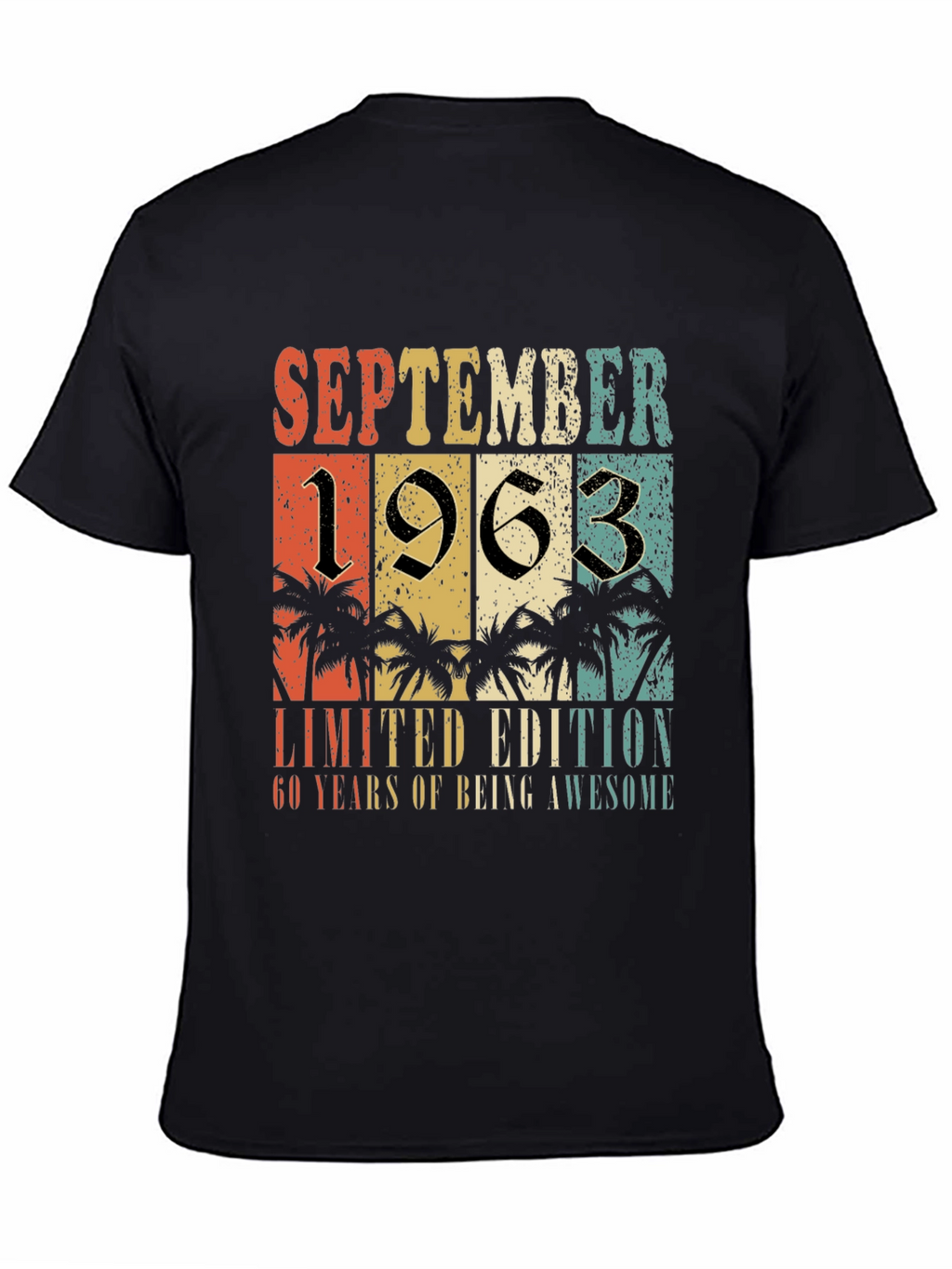September 1963 Limited Edition 60th Birthday T-Shirt
