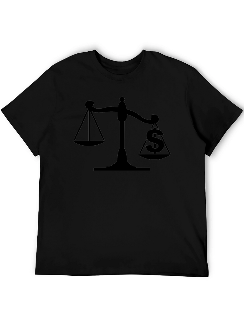 Balance of Power Black Graphic Tee