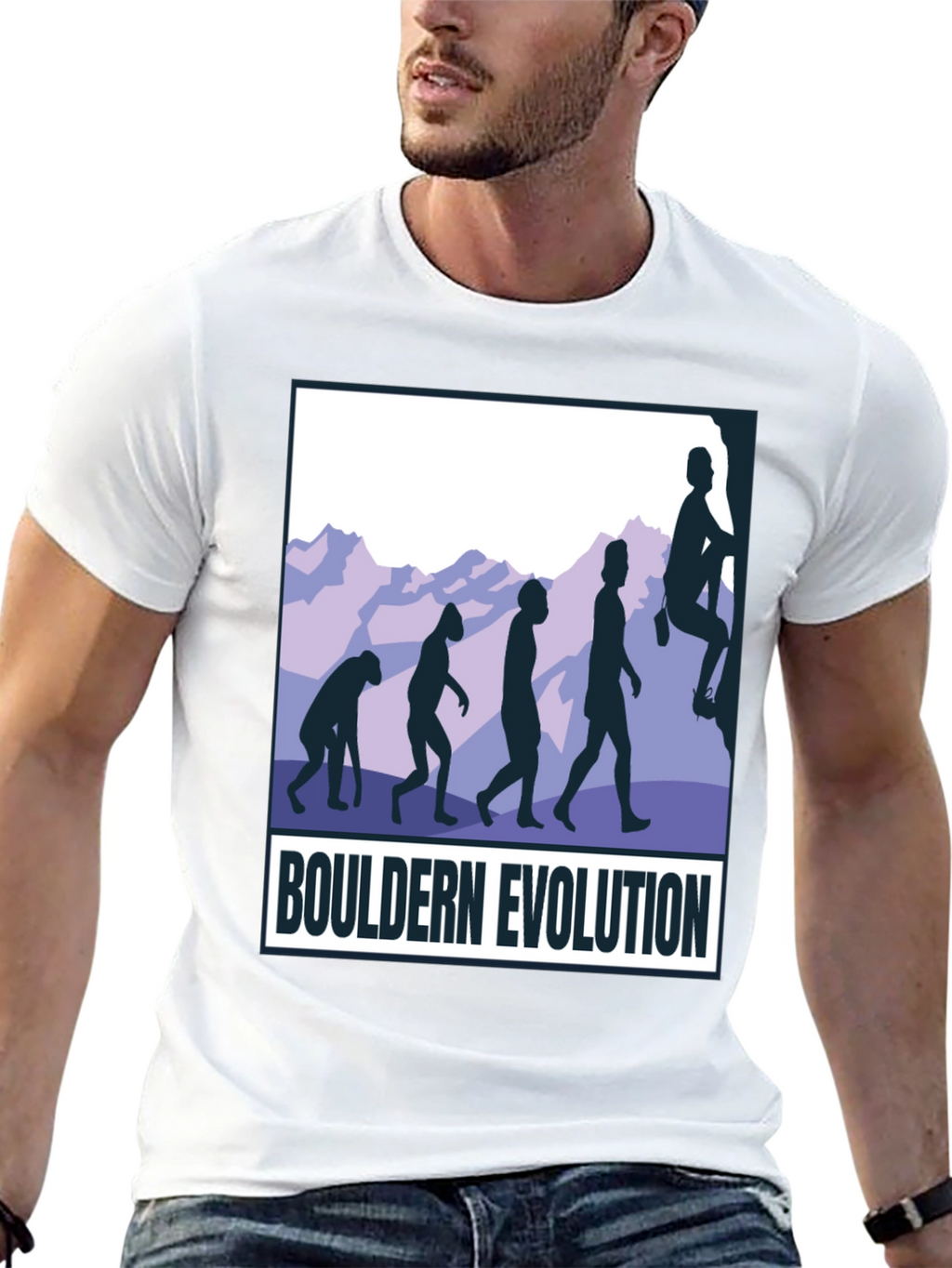 Bouldern Evolution Graphic Tee