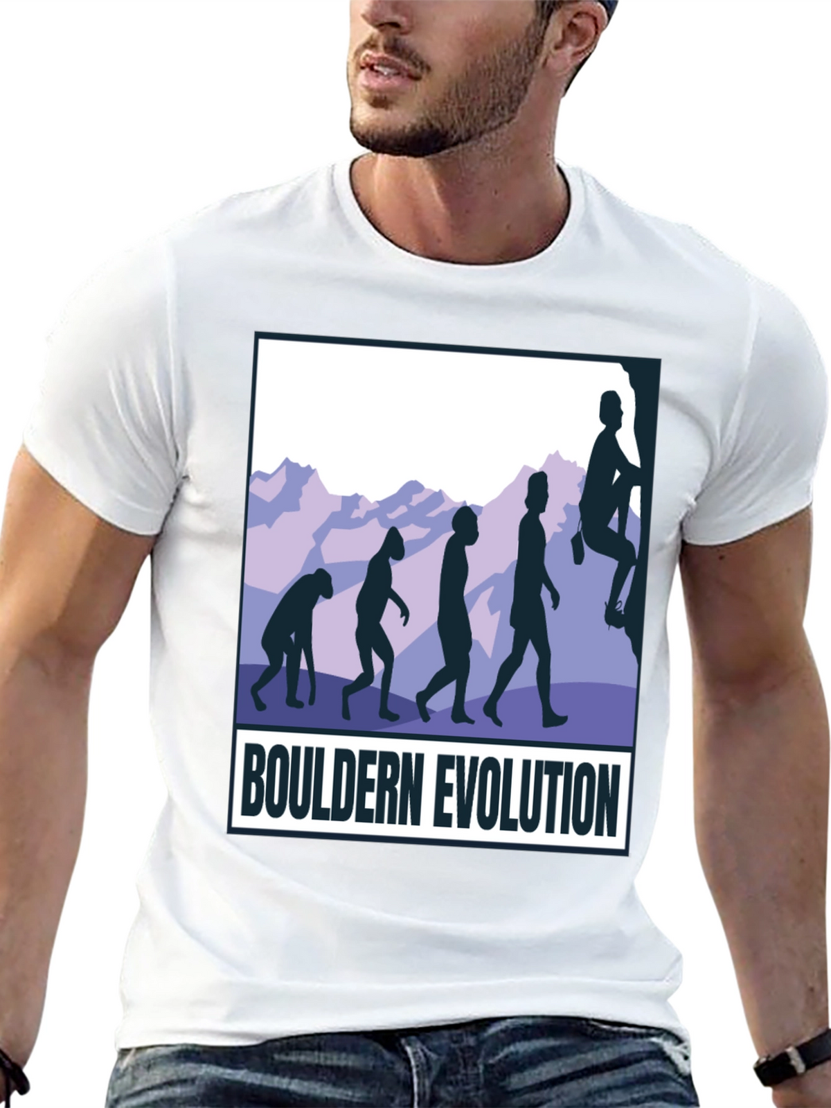 Bouldern Evolution Graphic Tee