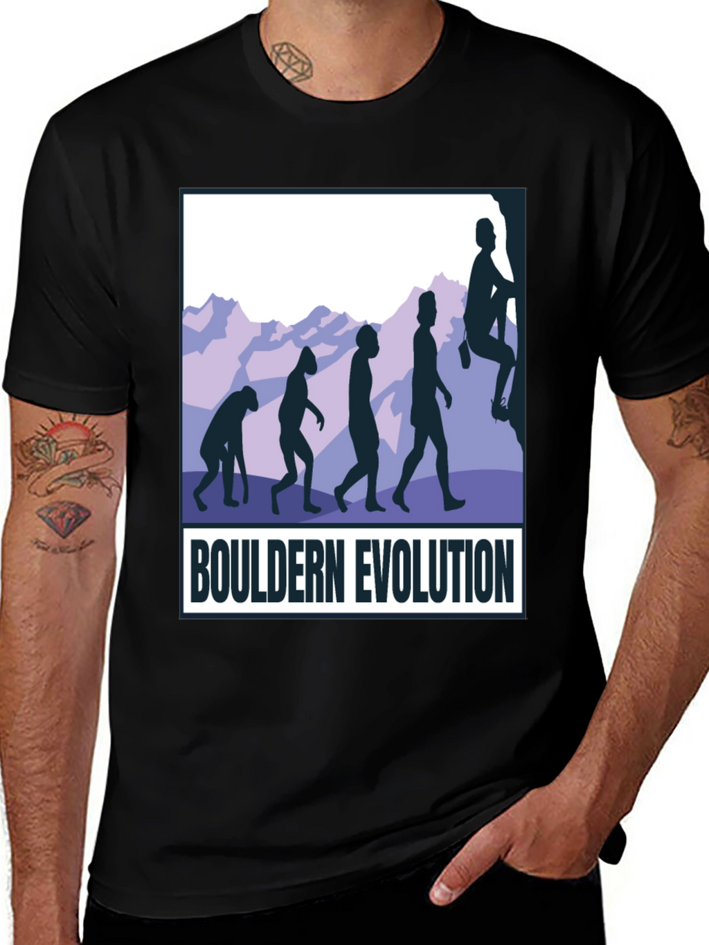 Bouldern Evolution Graphic Tee