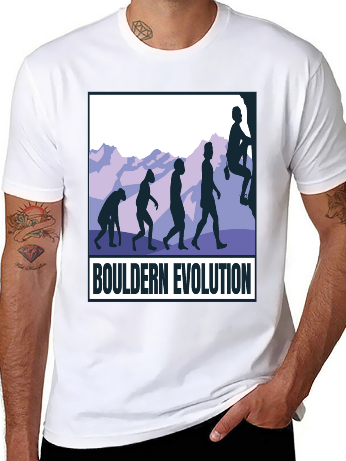 Bouldern Evolution Graphic Tee