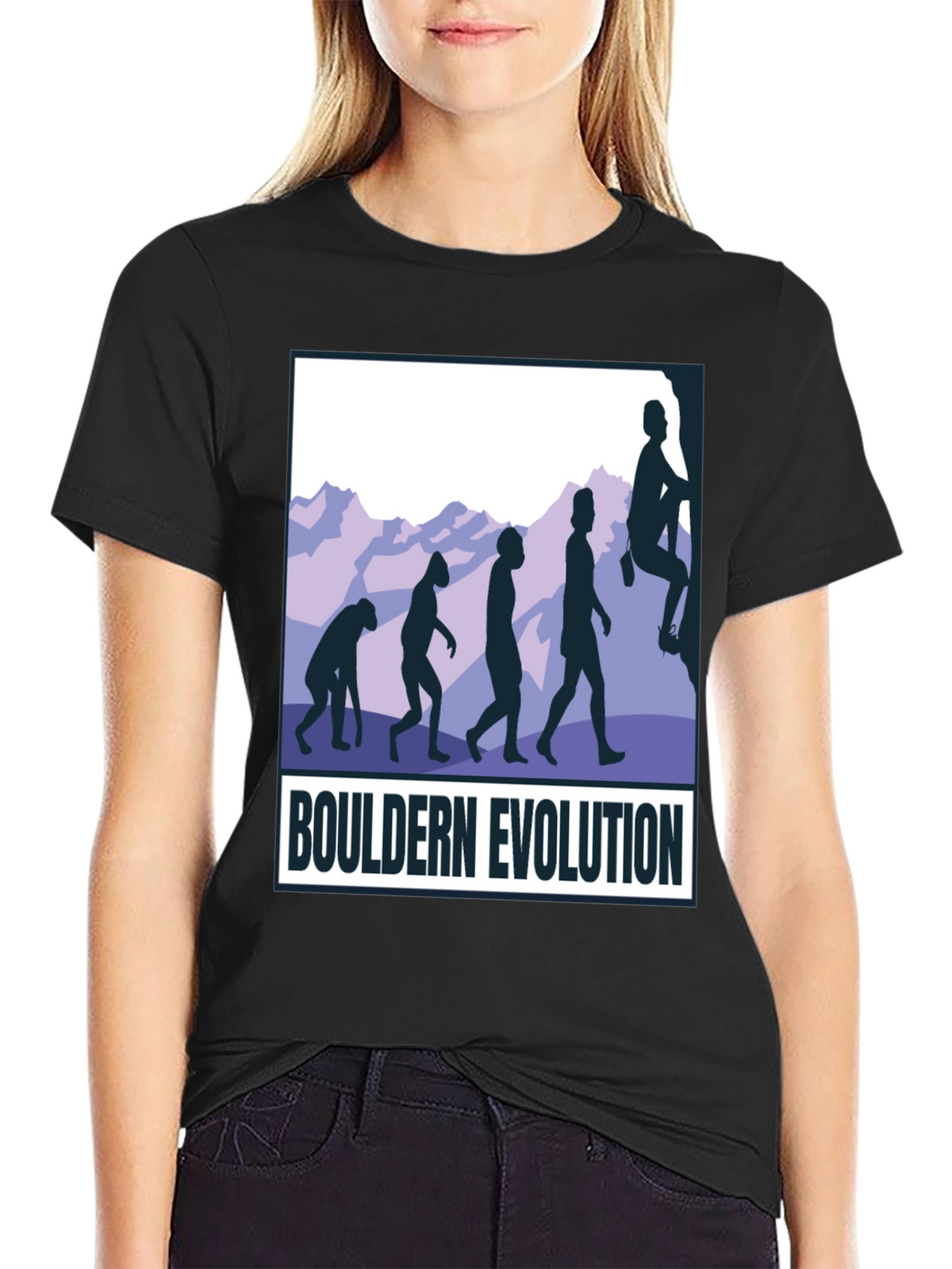 Bouldern Evolution Graphic Tee
