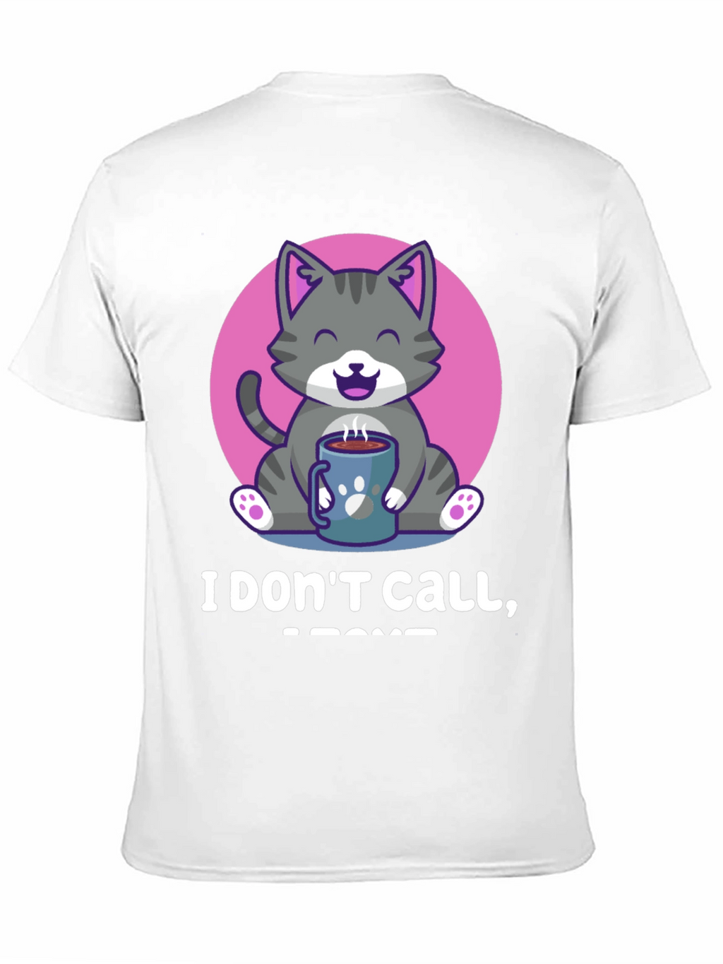 Cute Cat Coffee T-Shirt