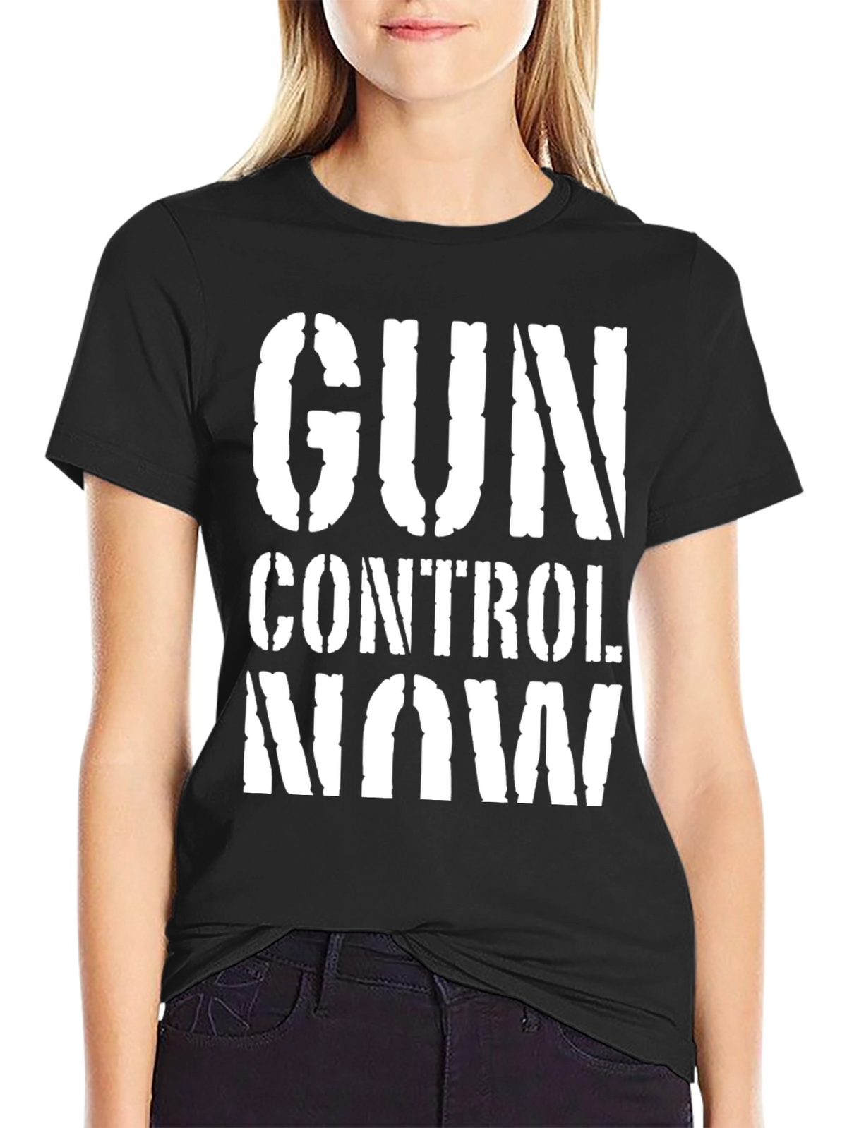 Gun Control Now T-Shirt - Black Activist Tee